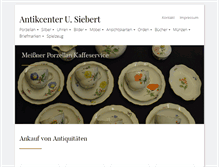 Tablet Screenshot of antikcenter-siebert.de